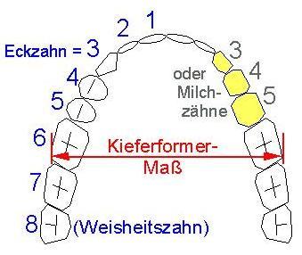 Größenmess-Zeichnung für K3F Kieferformer